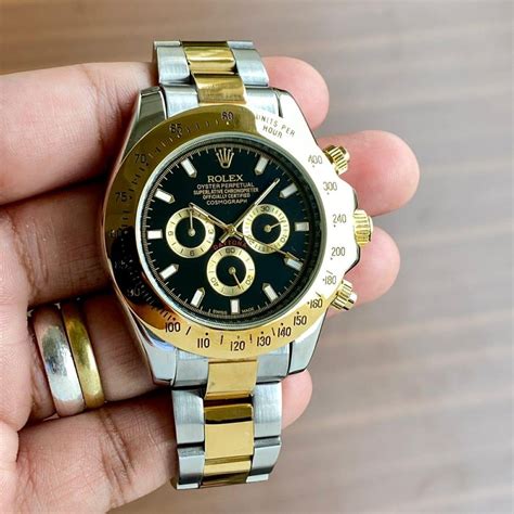 rolex silver and gold band|rolex gold watch band price.